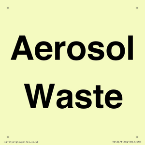 Aerosol Waste